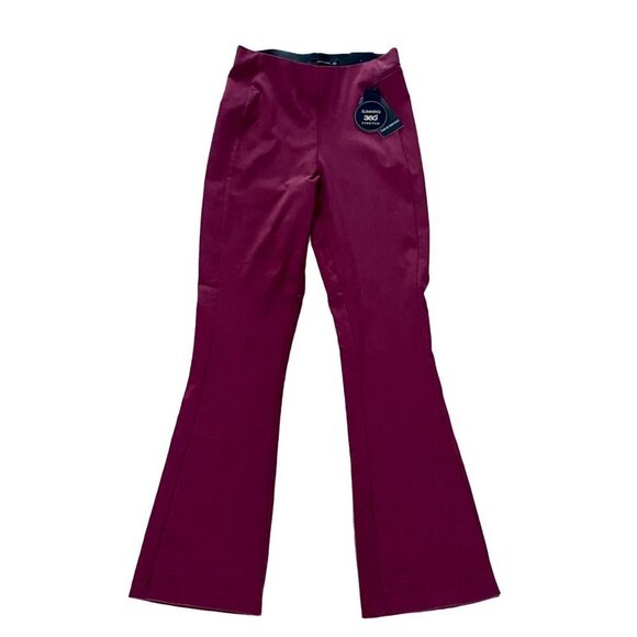 Harve Benard Classic Bootcut Slimming Split Hem Stretch Trousers Size 8 NEW NWT - Picture 2 of 11